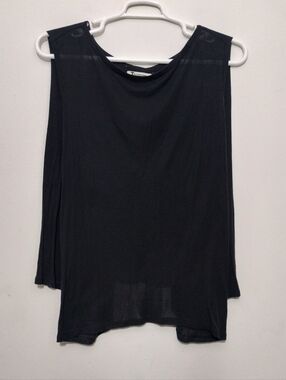 T By Alexander Wang Black Sleeveless Top Women's M Minimalist Lagenlook Soft